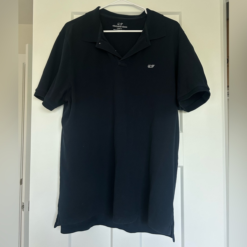 Vineyard Vines Dark Blue Polo Shirt Classic Style